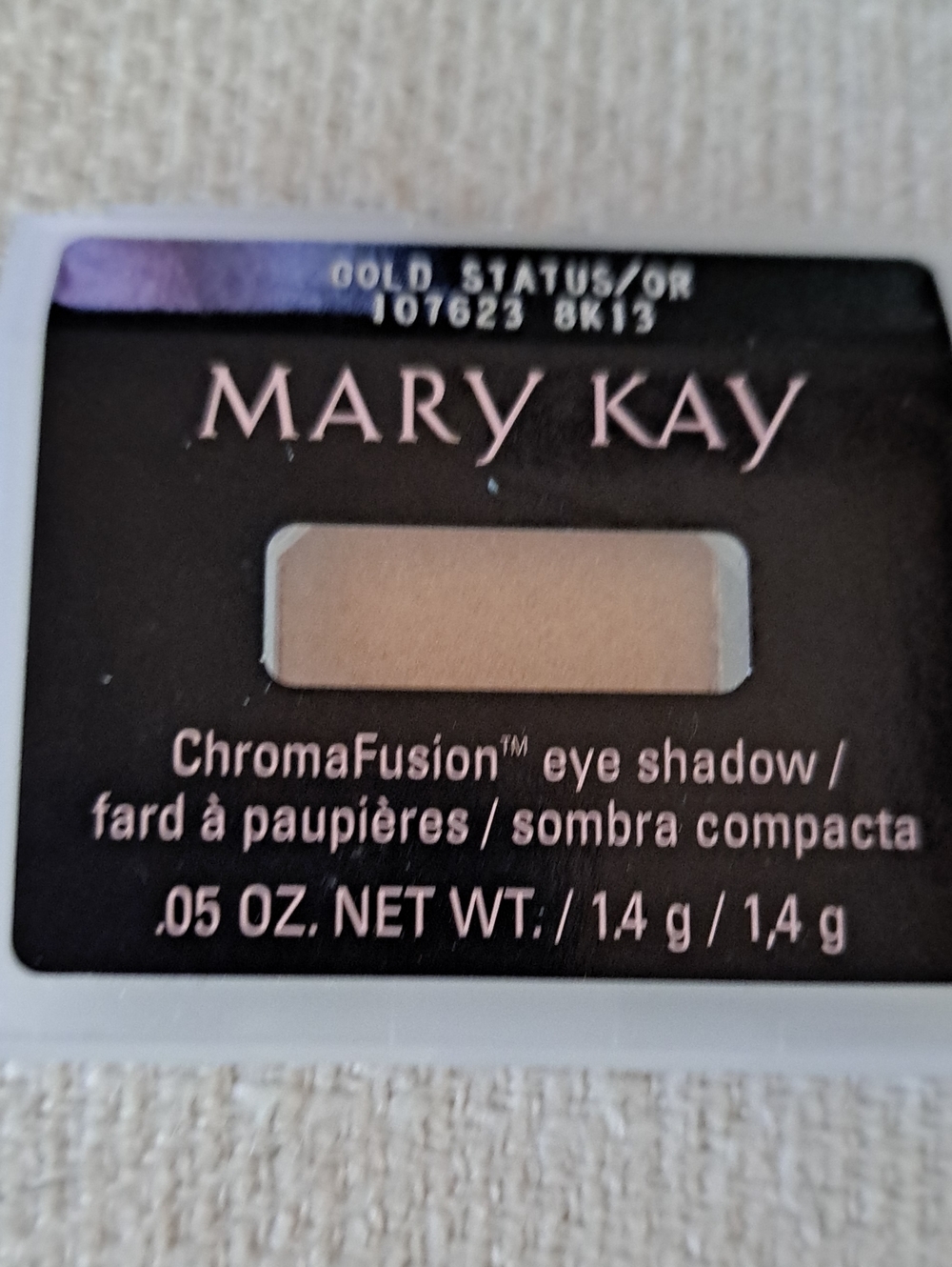 Mary Kay ChromaFusion Eye Shadow — Gold Status (Warm Gold Beige)